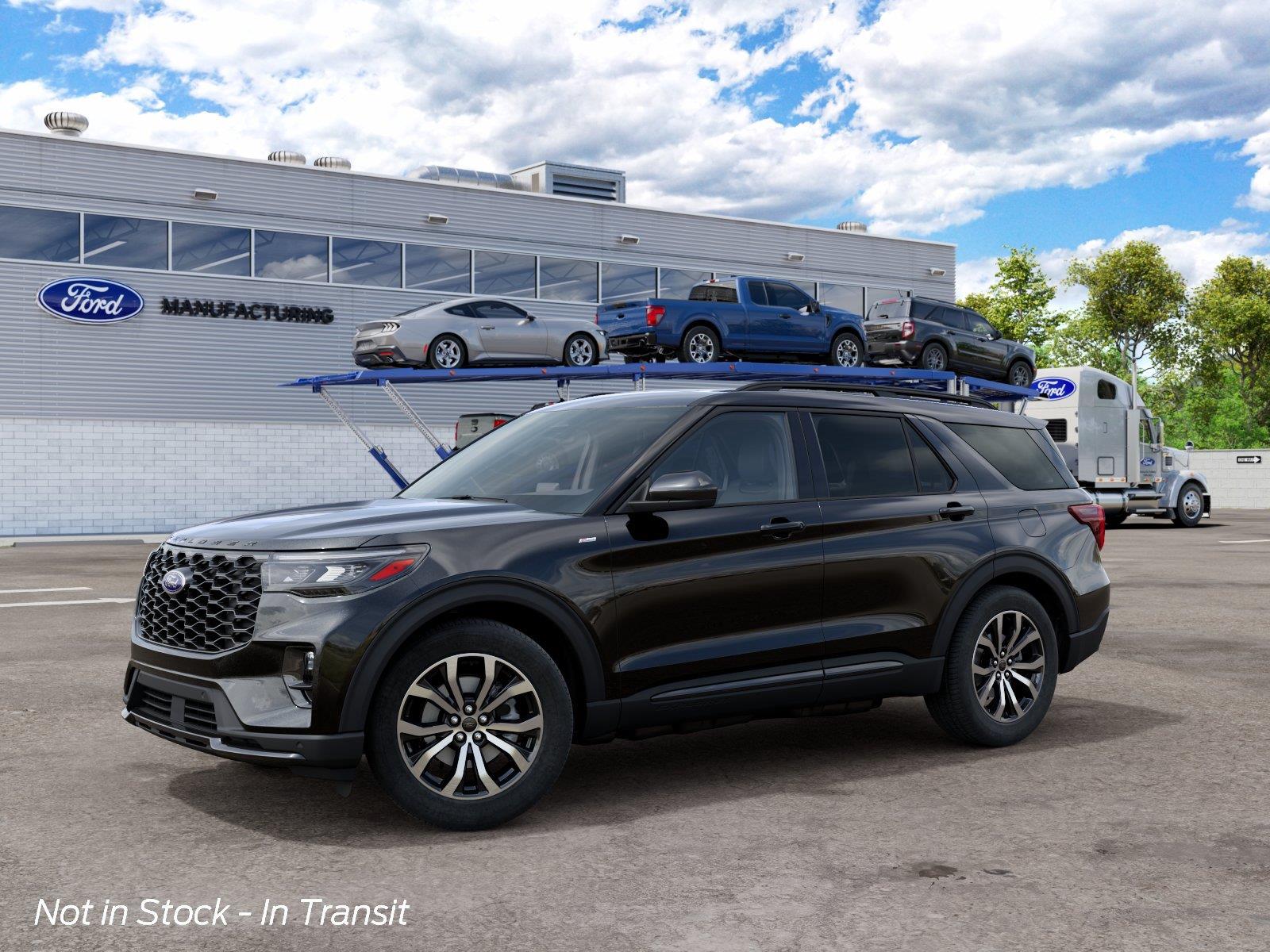 Agate Black Metallic 2027 Ford Explorer SUV / Crossover All-Wheel Drive Automatic