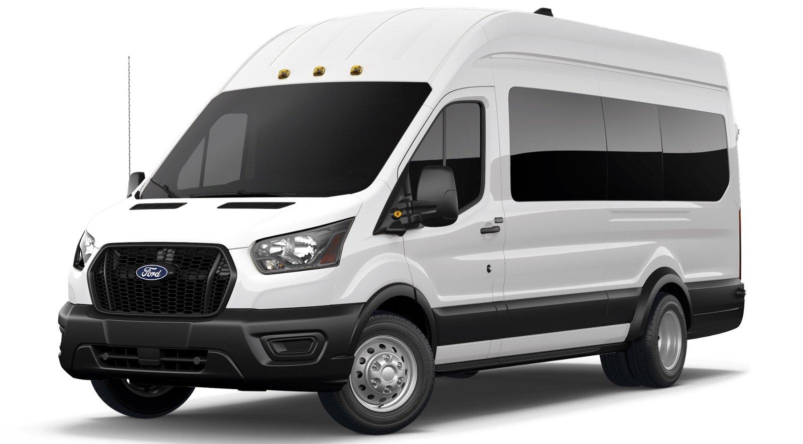 Oxford White 2026 Ford Transit Passenger Van All-Wheel Drive
