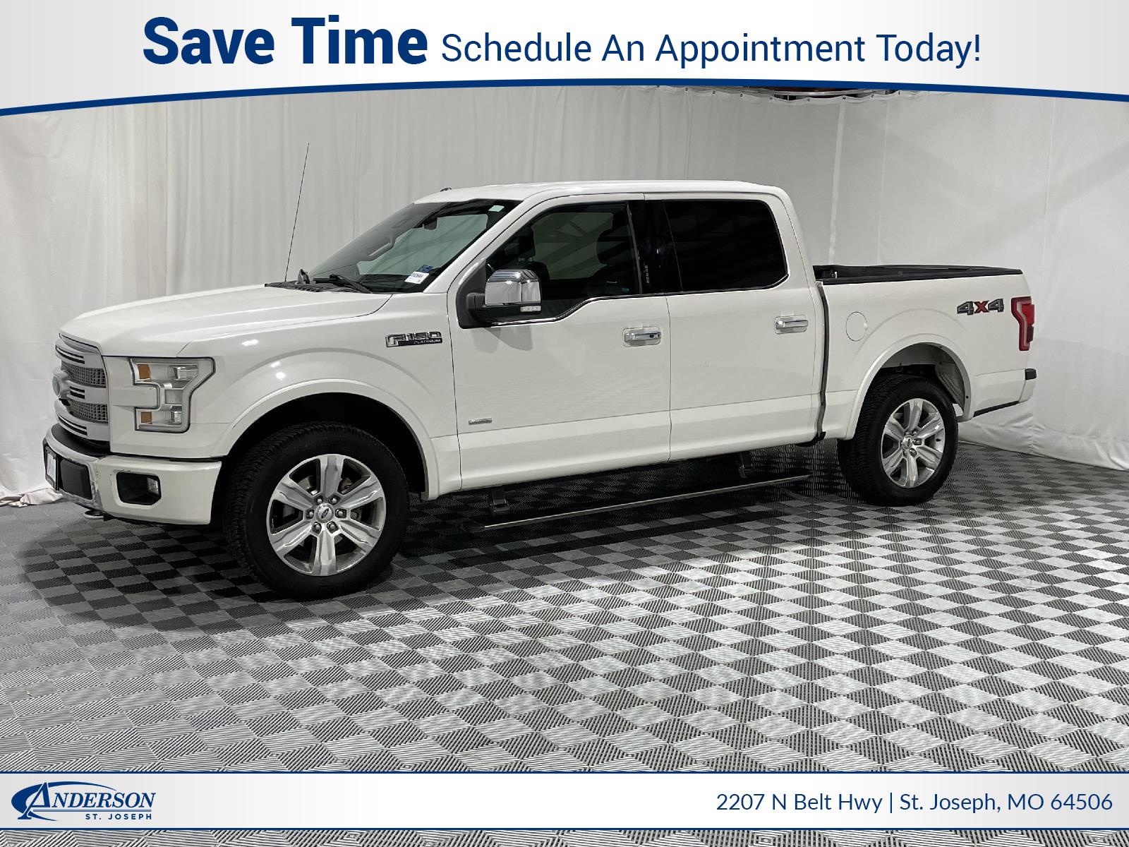 Used 2015 Ford F-150 Platinum Crew Cab Truck for sale in St Joseph MO