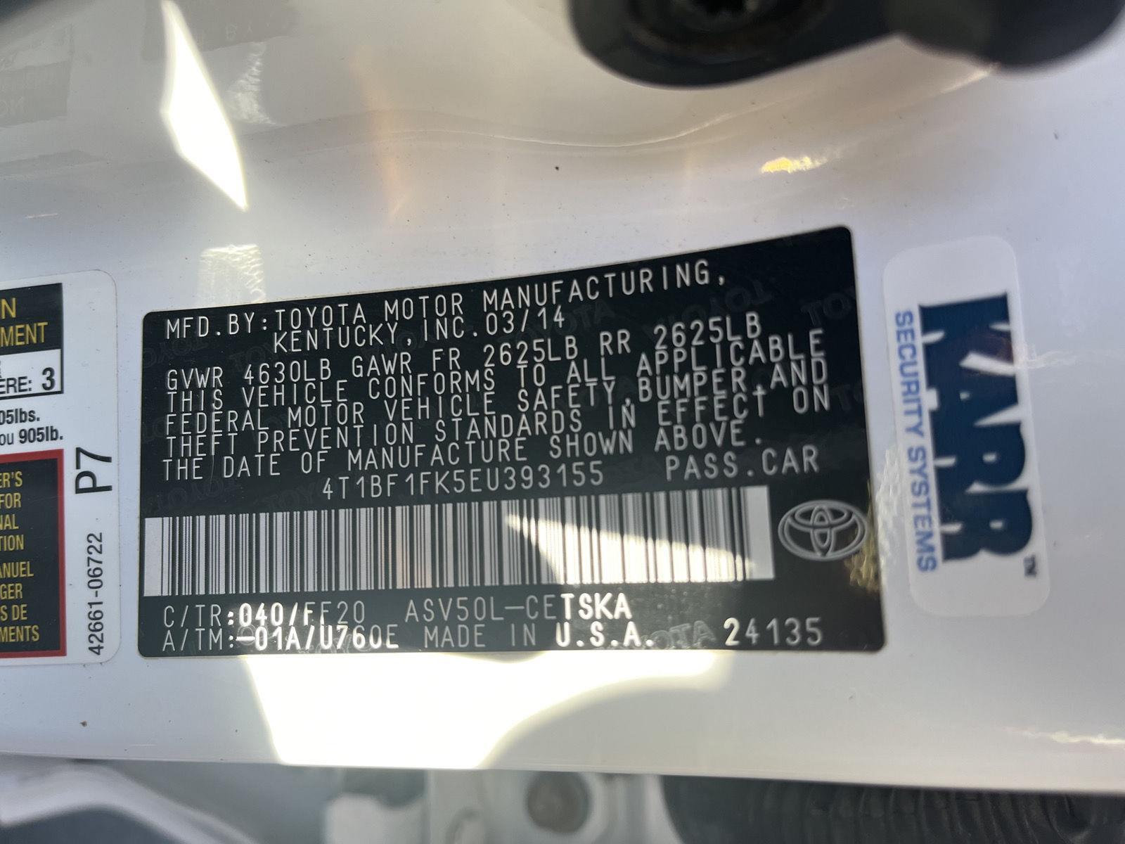 Pre-Owned 2014 Toyota Camry for sale in St. Joseph MO