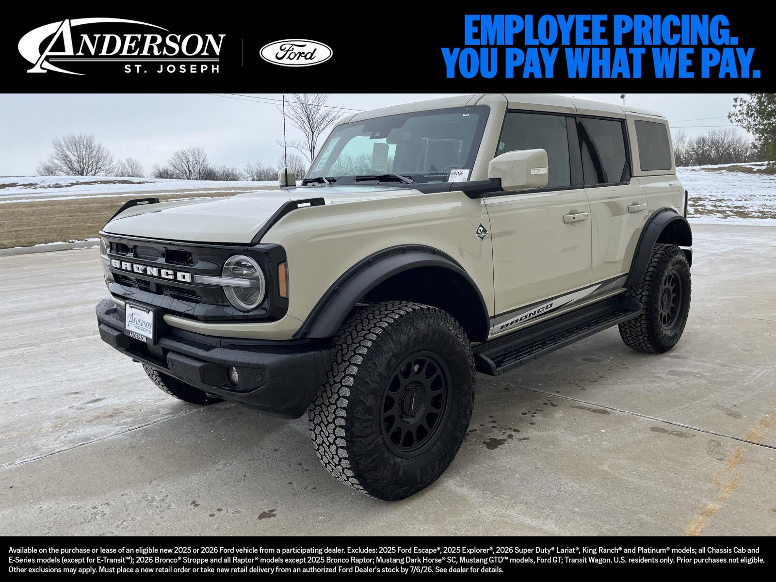 New 2025 Ford Bronco for sale in St. Joseph MO