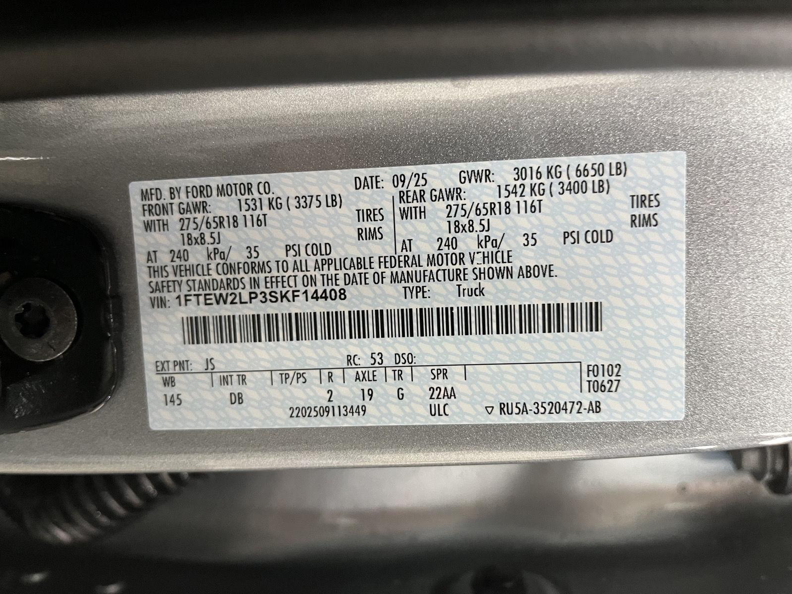 New 2025 Ford F-150 for sale in St. Joseph MO