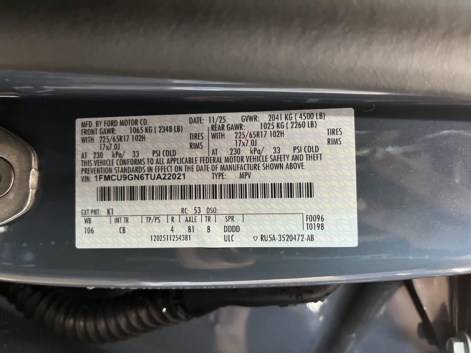 New 2026 Ford Escape for sale in St. Joseph MO