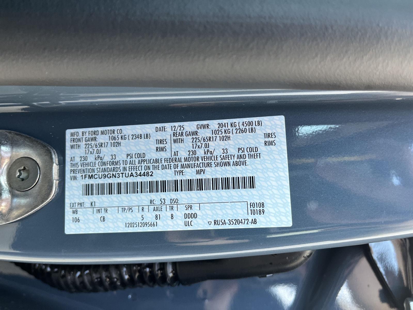 New 2026 Ford Escape for sale in St. Joseph MO