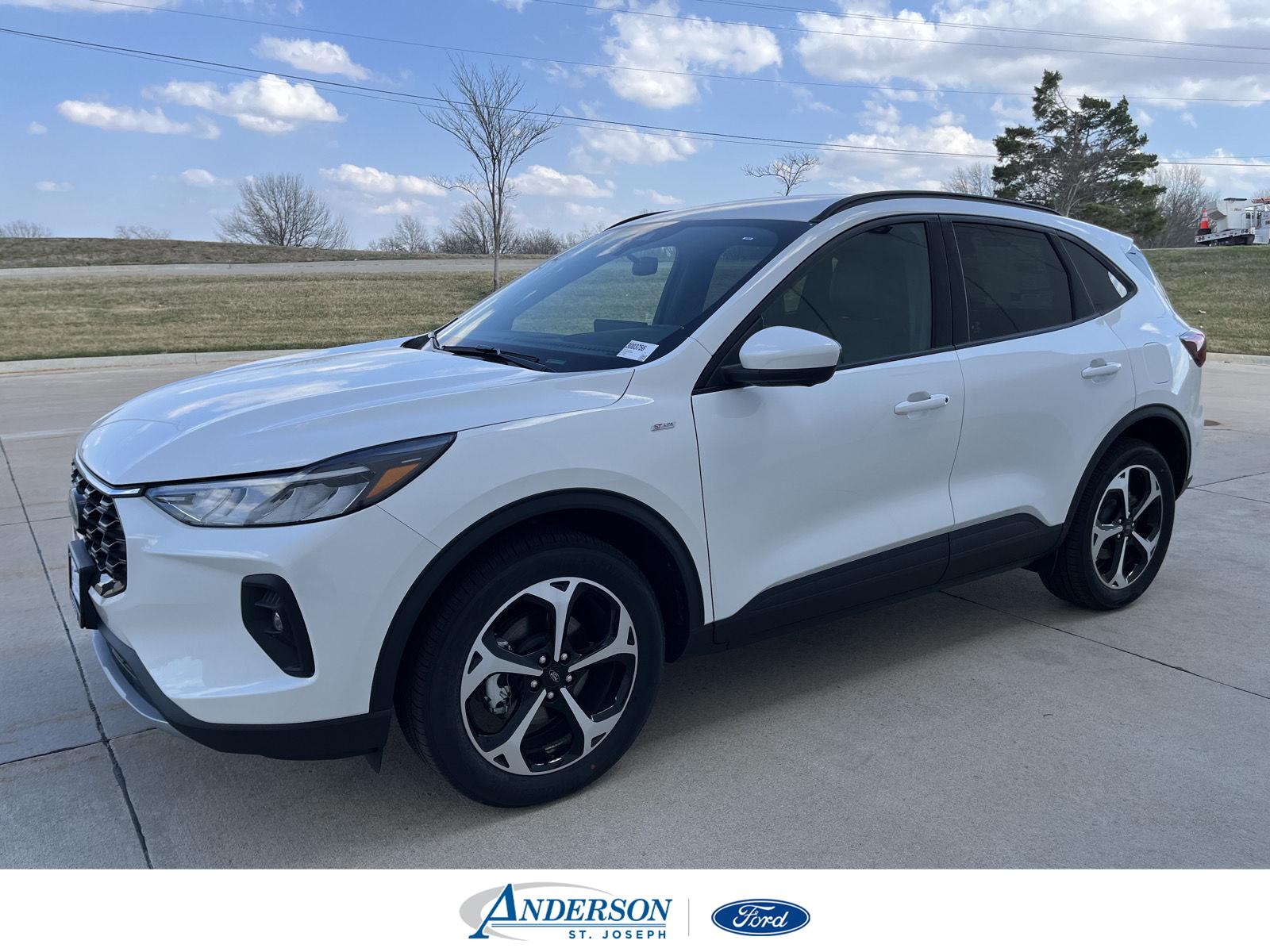 Star White Metallic Tri-Coat 2025 Ford Escape ST-Line Select AWD SUV / Crossover All-Wheel Drive Continuously Variable Transmission