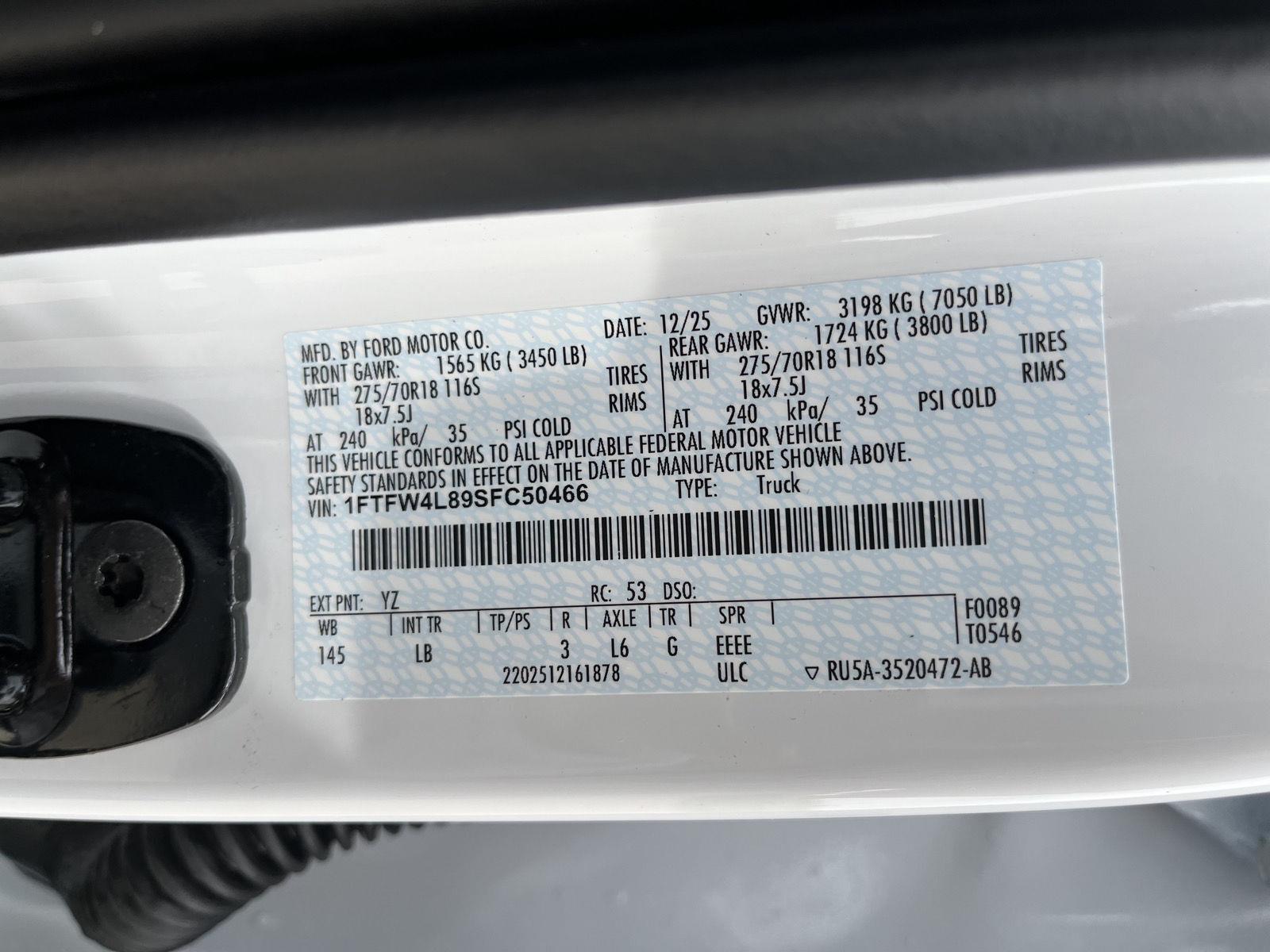 New 2025 Ford F-150 for sale in St. Joseph MO