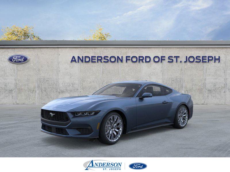 Vapor Blue Metallic 2025 Ford Mustang EcoBoost Premium Fastback RWD Coupe Rear-Wheel Drive Automatic