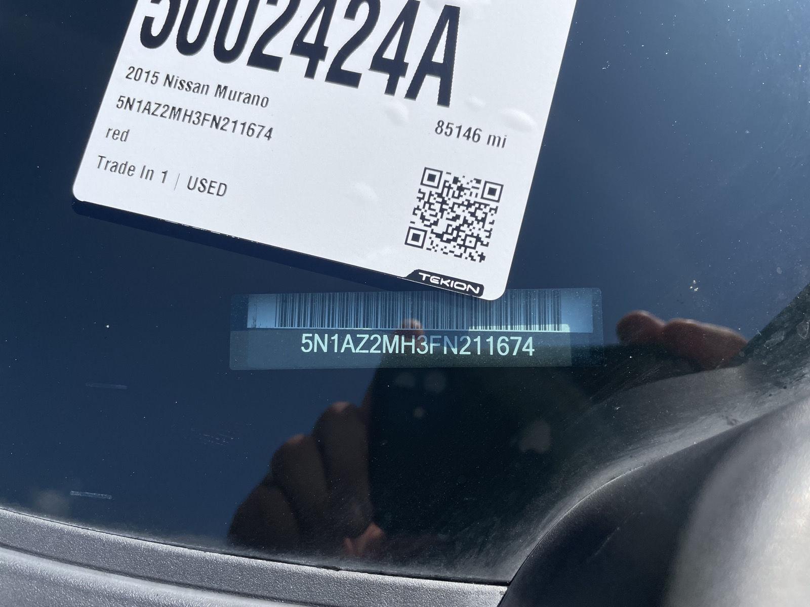 Pre-Owned 2015 Nissan Murano for sale in St. Joseph MO