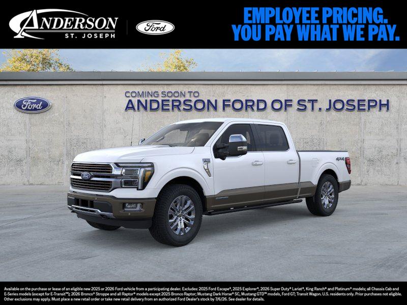 Star White Metallic Tri-Coat 2026 Ford F-150 King Ranch SuperCrew 4WD Pickup Truck Four-Wheel Drive Automatic