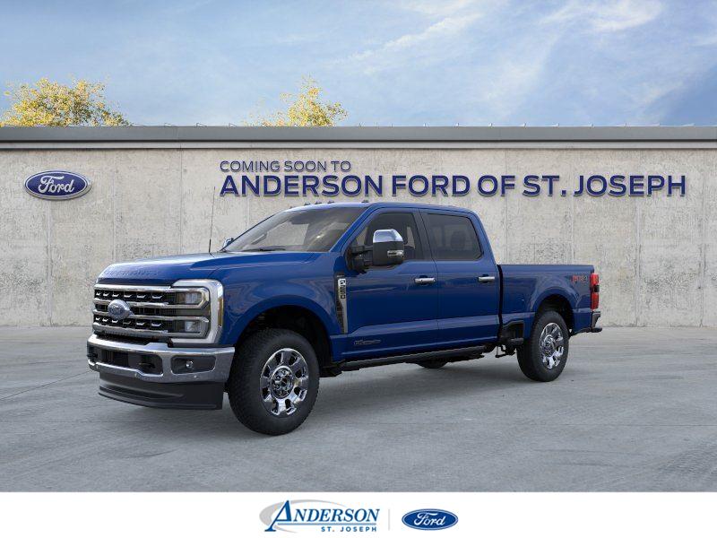 Argon Blue Metallic 2026 Ford F-250 Super Duty Pickup Truck Four-Wheel Drive Automatic