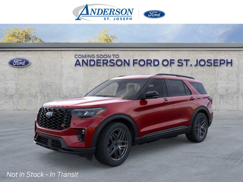 Rapid Red Metallic Tinted Clearcoat 2026 Ford Explorer SUV / Crossover All-Wheel Drive Automatic