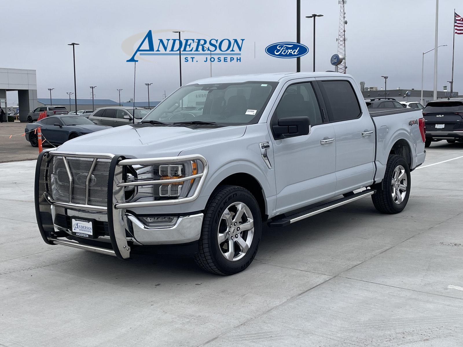 Space White 2022 Ford F-150 Pickup Truck Four-Wheel Drive Automatic