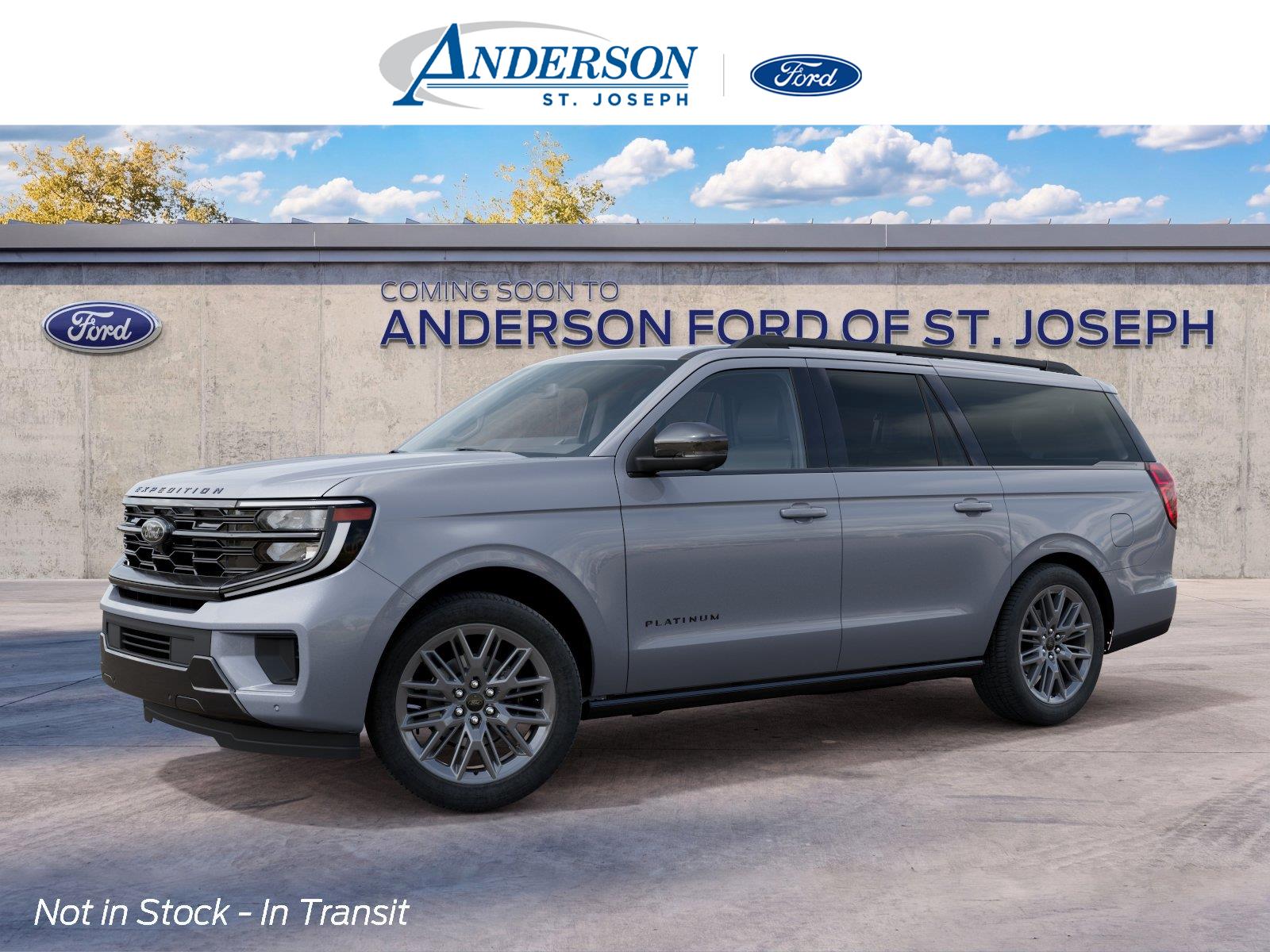 Glacier Gray Metallic Tri-Coat 2027 Ford Expedition SUV / Crossover Four-Wheel Drive Automatic