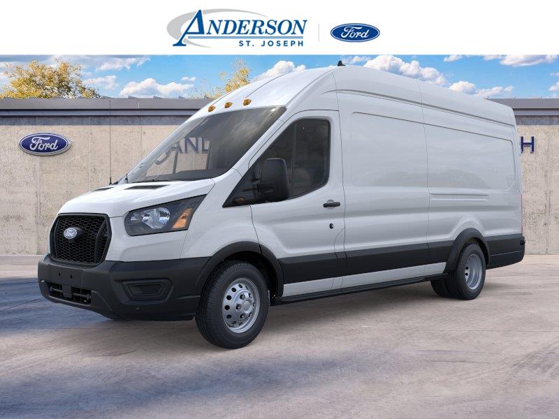 Oxford White 2026 Ford Transit Cargo Van All-Wheel Drive 