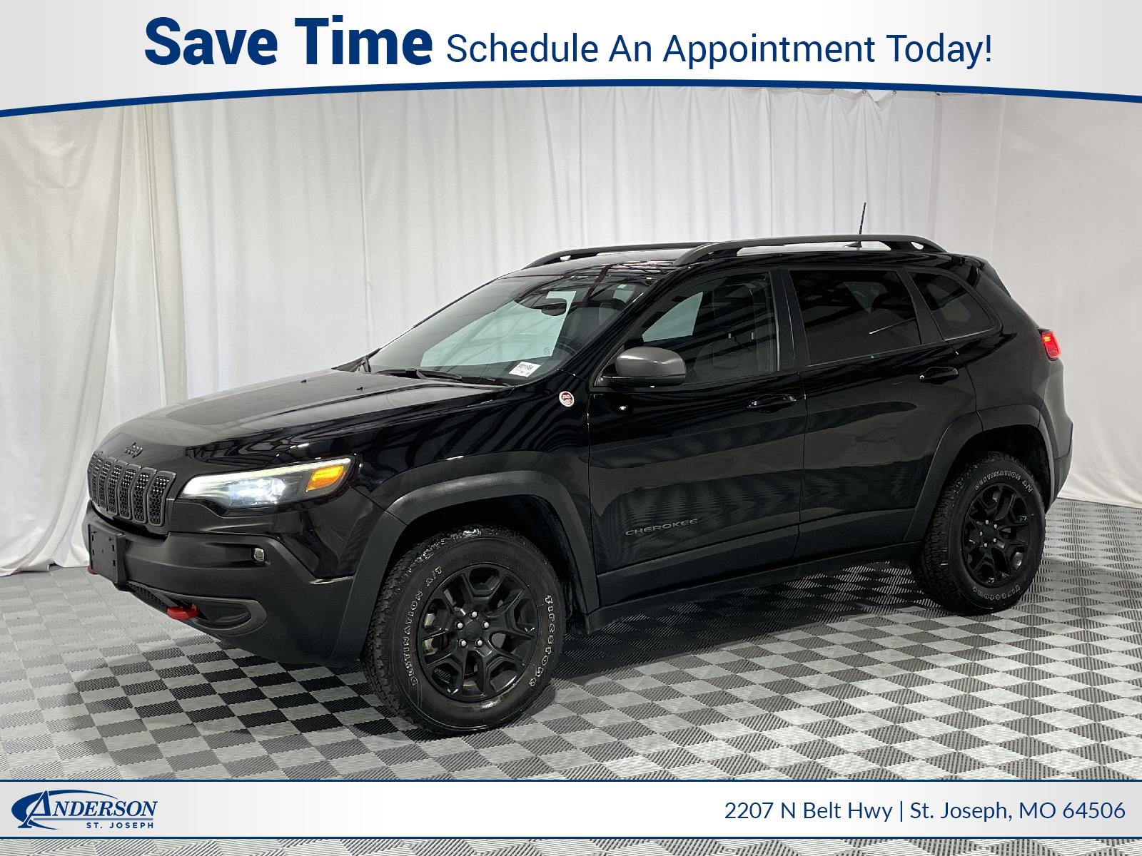 Used 2021 Jeep Cherokee Trailhawk Stock: 3001195A