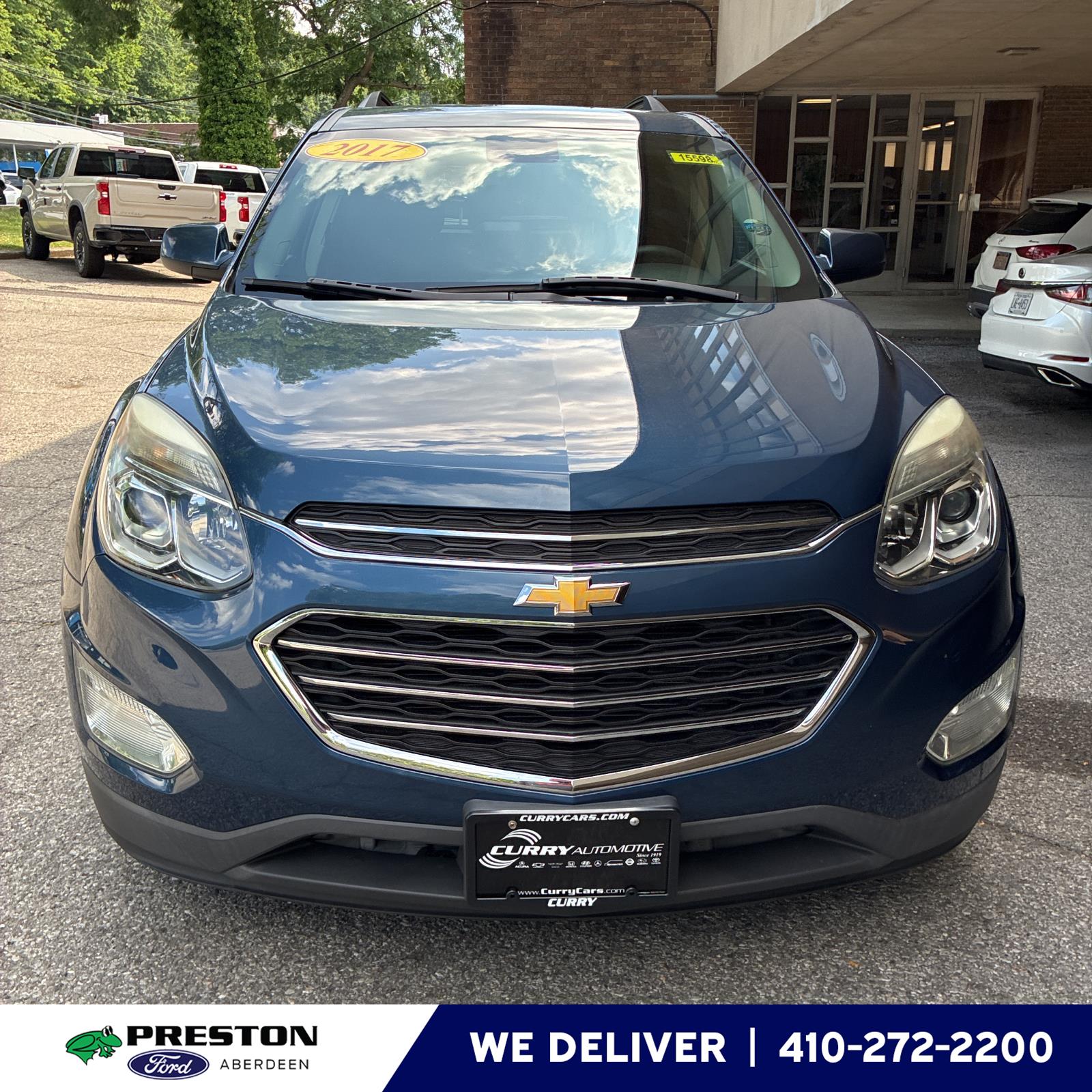 Blue 2017 Chevrolet Equinox SUV / Crossover All-Wheel Drive 6-Speed Automatic Overdrive