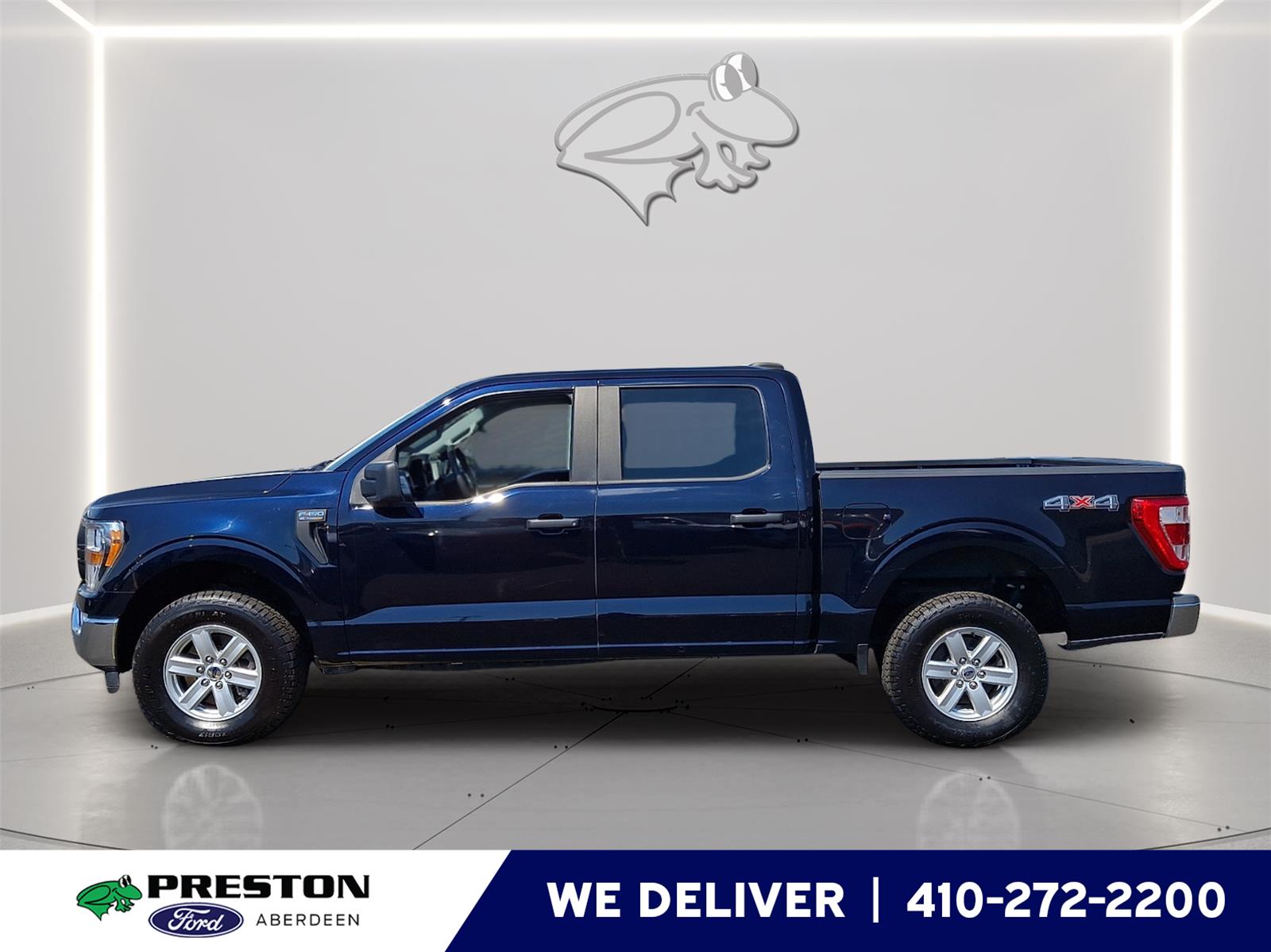 Antimatter Blue 2021 Ford F-150 Pickup Truck Four-Wheel Drive Automatic