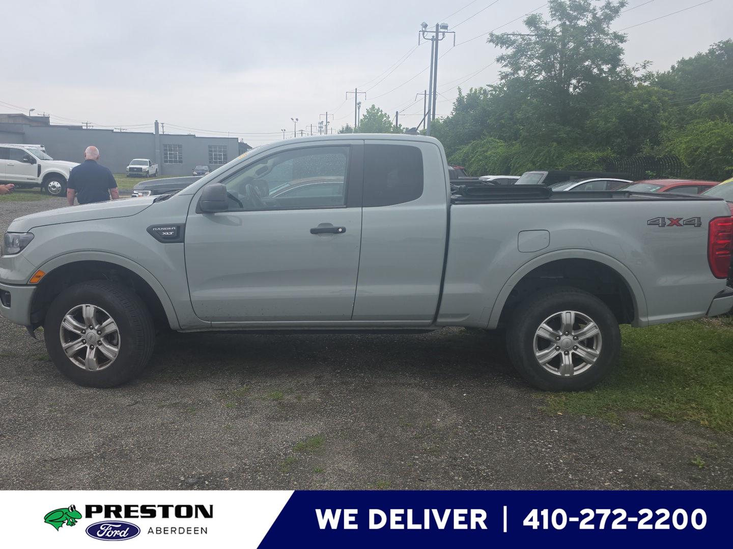 Cactus Gray 2022 Ford Ranger Pickup Truck Four-Wheel Drive Automatic