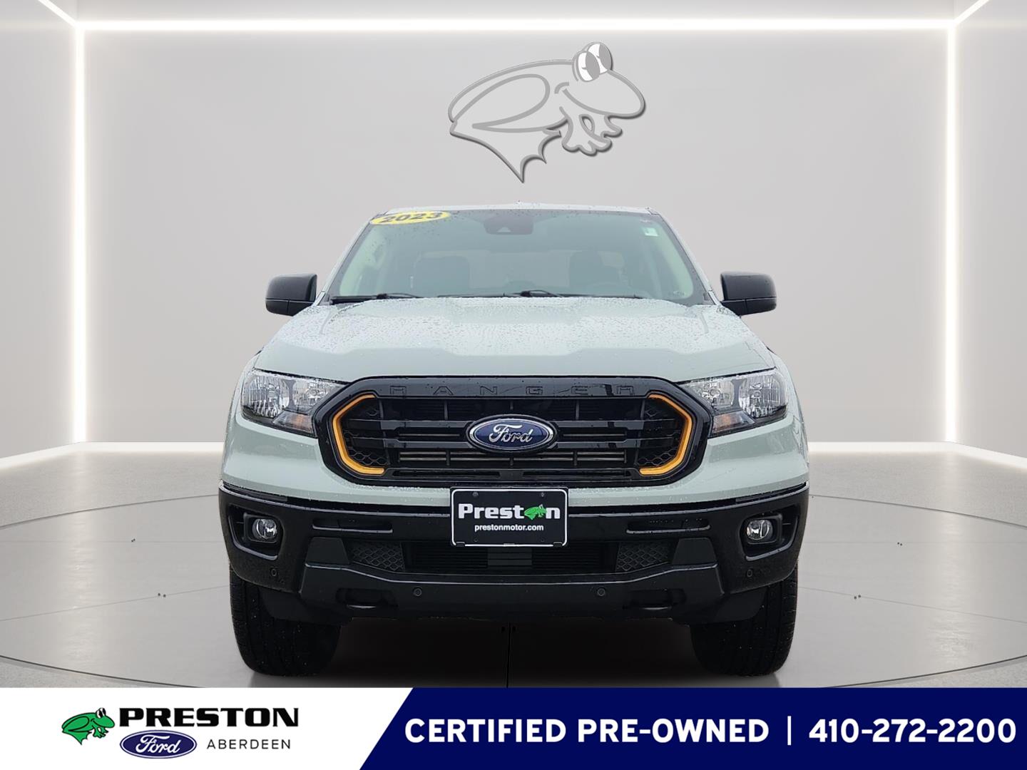 Cactus Gray 2023 Ford Ranger Pickup Truck Four-Wheel Drive Automatic