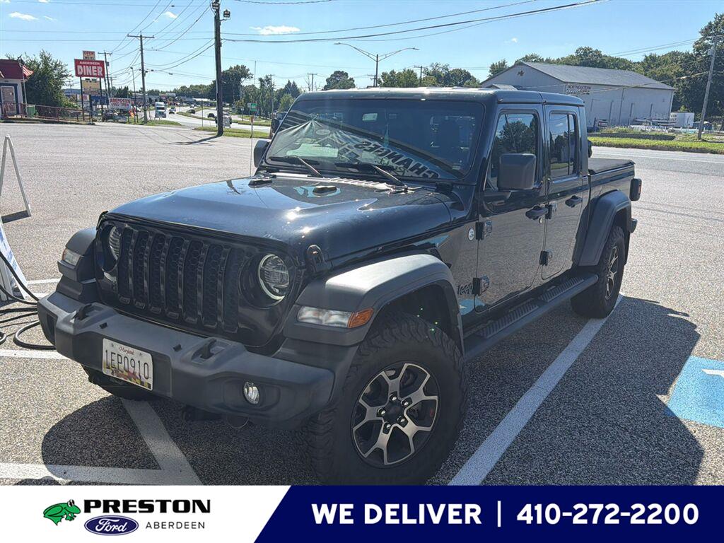 Black Clearcoat 2020 Jeep Gladiator Pickup Truck Four-Wheel Drive 8-Speed Automatic