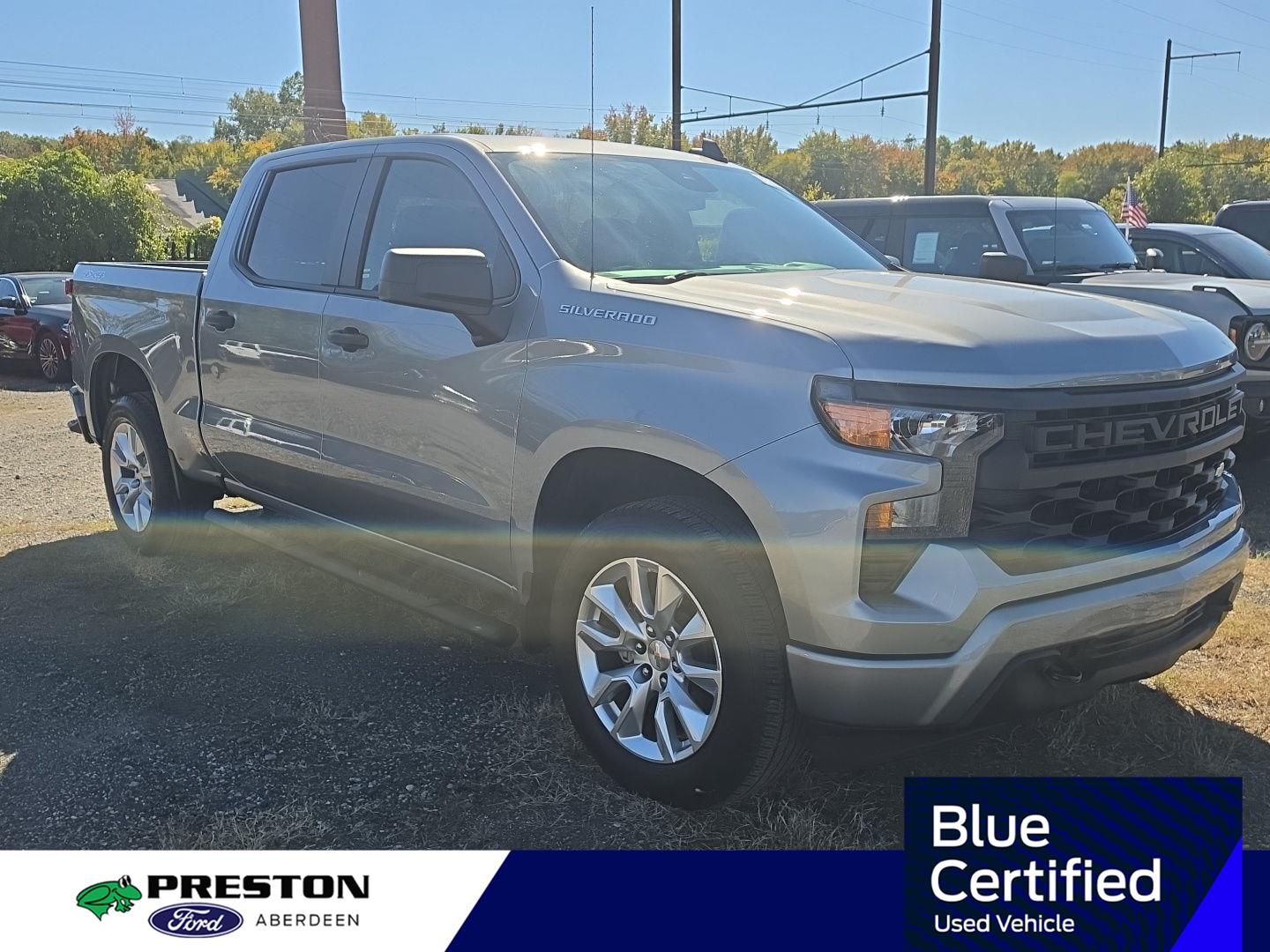 Sterling Gray Metallic 2023 Chevrolet Silverado 1500 Pickup Truck Four-Wheel Drive 8-Speed Automatic