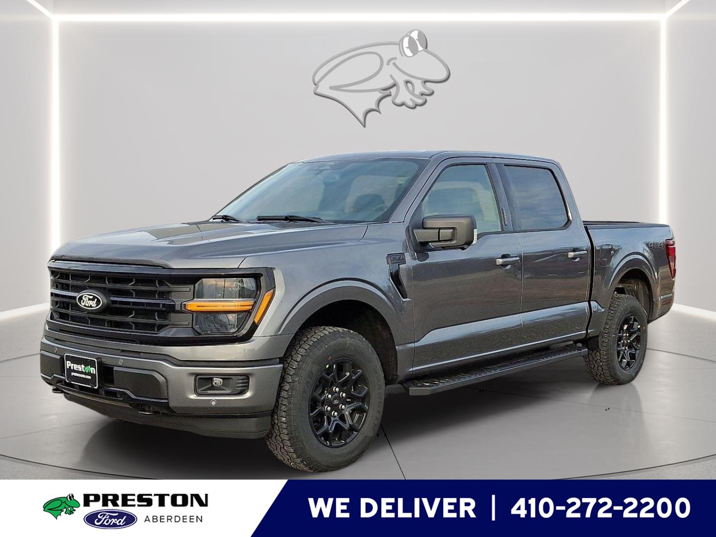 Carbonized Gray 2026 Ford F-150 XLT SuperCrew 4WD Pickup Truck Four-Wheel Drive Automatic