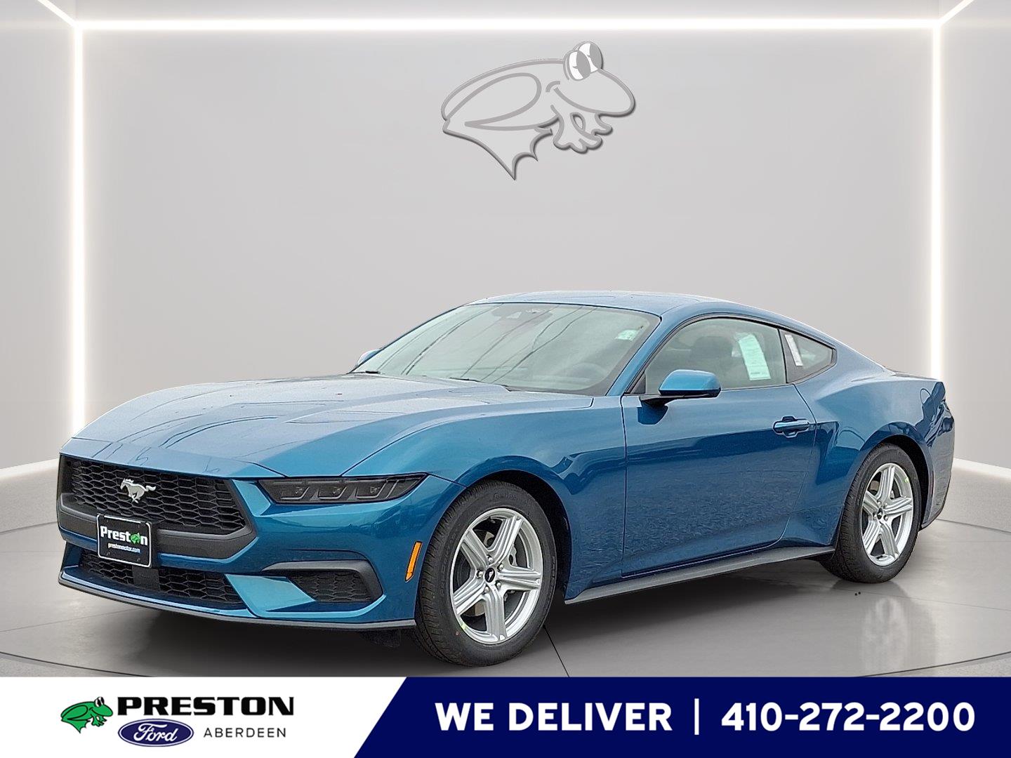 Adriatic Blue 2026 Ford Mustang Coupe Rear-Wheel Drive Automatic