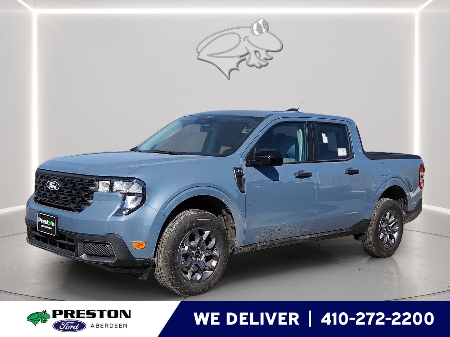 Blue (Azure Gray Metallic Tri-Coat) 2026 Ford Maverick Pickup Truck All-Wheel Drive 8-Speed Automatic