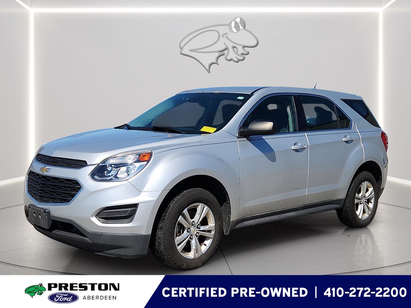 Silver Ice Metallic 2017 Chevrolet Equinox LS FWD SUV / Crossover Front-Wheel Drive 6-Speed Automatic Overdrive