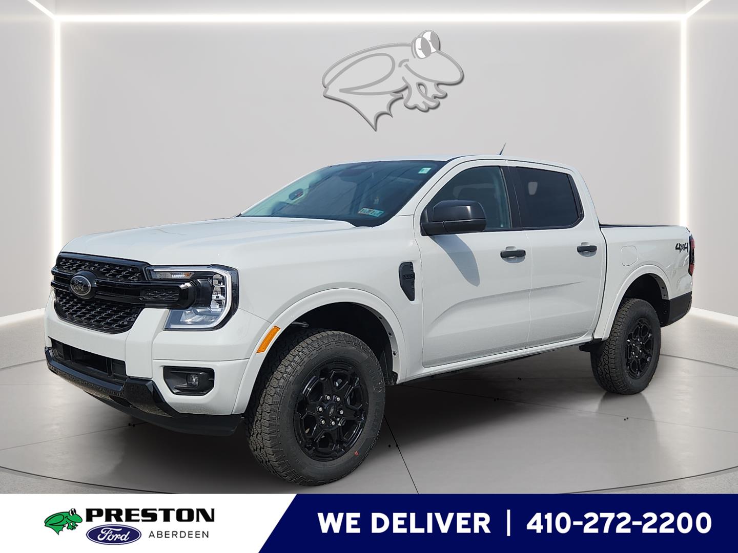 Avalanche Gray 2026 Ford Ranger XLT SuperCrew 4WD Pickup Truck Four-Wheel Drive Automatic