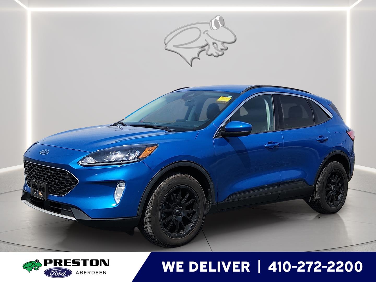 Velocity Blue 2021 Ford Escape Hybrid SEL AWD SUV / Crossover All-Wheel Drive Continuously Variable Transmission