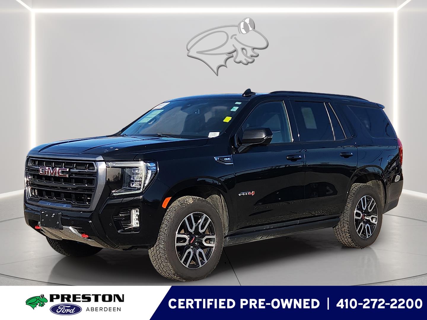 Onyx Black 2022 GMC Yukon AT4 4WD SUV / Crossover Four-Wheel Drive Automatic