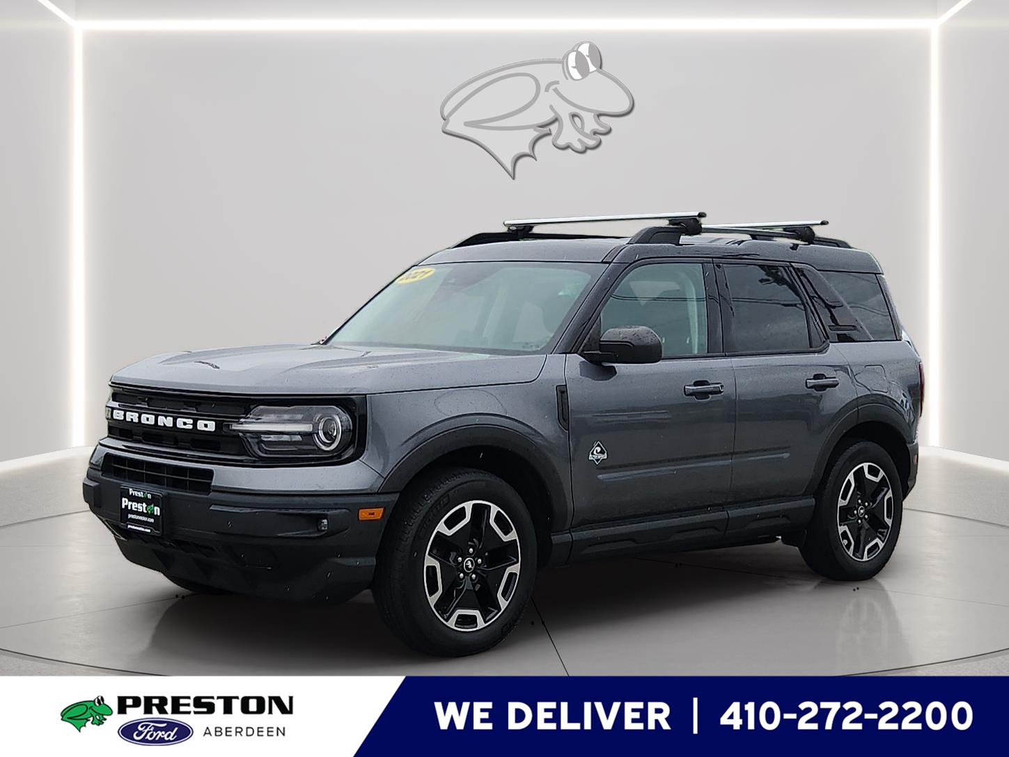 Carbonized Gray 2021 Ford Bronco Sport Outer Banks AWD SUV / Crossover All-Wheel Drive 8-Speed Automatic