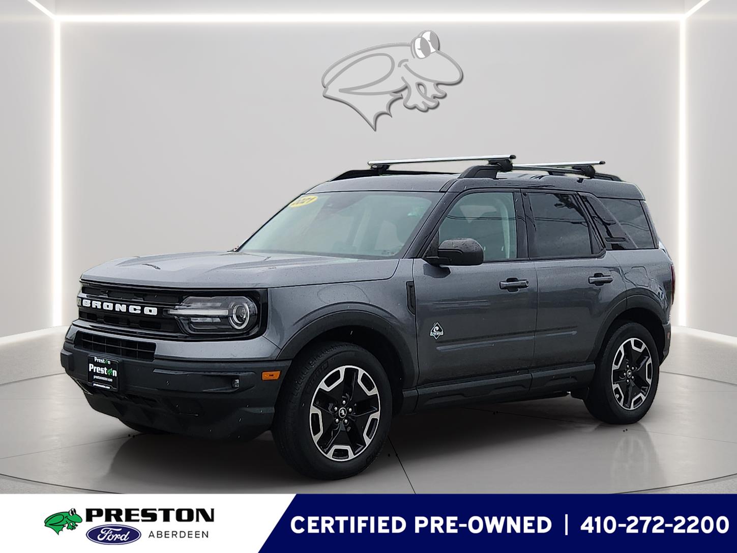 Carbonized Gray 2021 Ford Bronco Sport Outer Banks AWD SUV / Crossover All-Wheel Drive 8-Speed Automatic