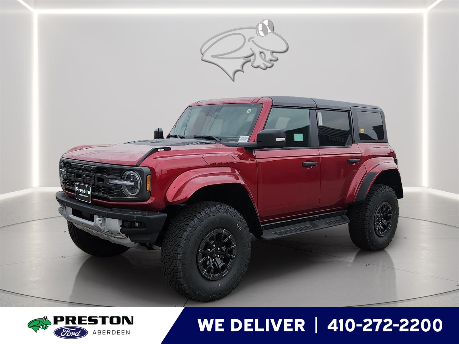 Ruby Red Metallic Tinted Clearcoat 2026 Ford Bronco Raptor SUV / Crossover Four-Wheel Drive Automatic