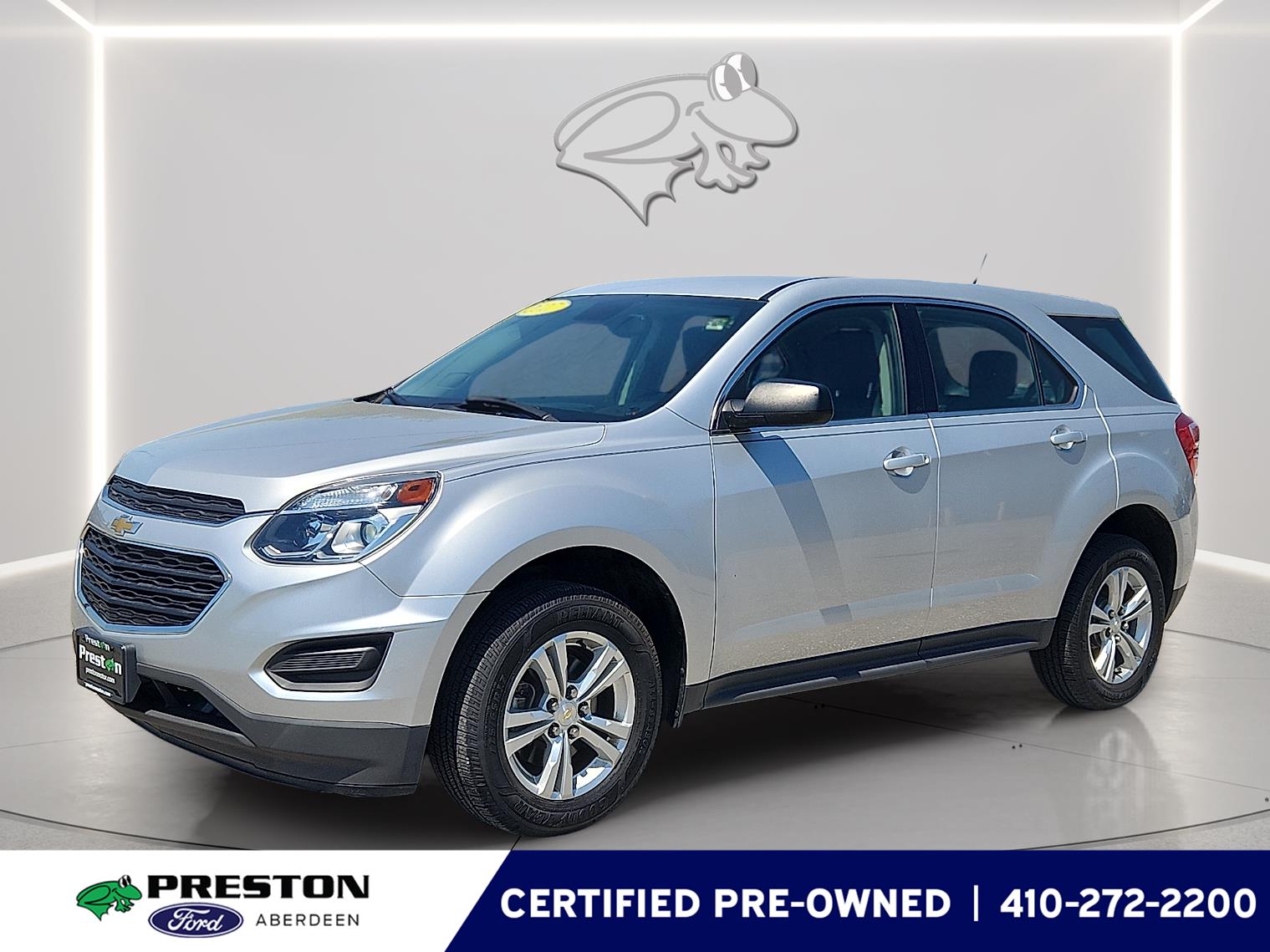 Silver Ice Metallic 2017 Chevrolet Equinox LS FWD SUV / Crossover Front-Wheel Drive 6-Speed Automatic Overdrive
