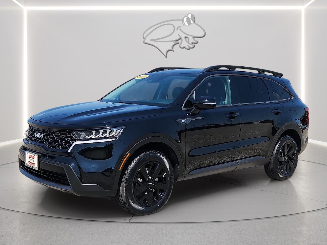 Ebony Black 2022 Kia Sorento X-Line S AWD SUV / Crossover All-Wheel Drive 8-Speed Automatic