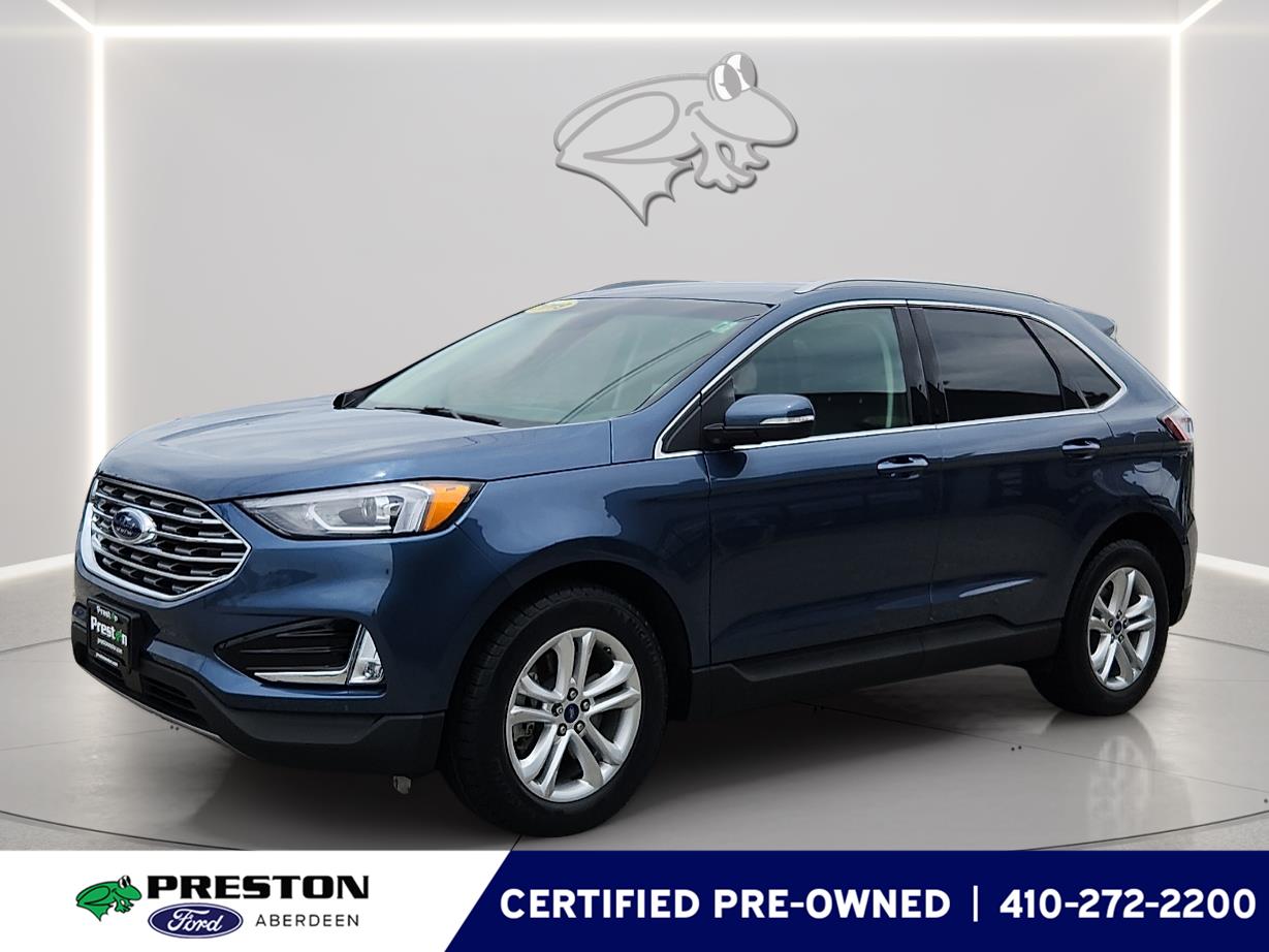 Blue 2019 Ford Edge SEL AWD SUV / Crossover All-Wheel Drive 8-Speed Automatic