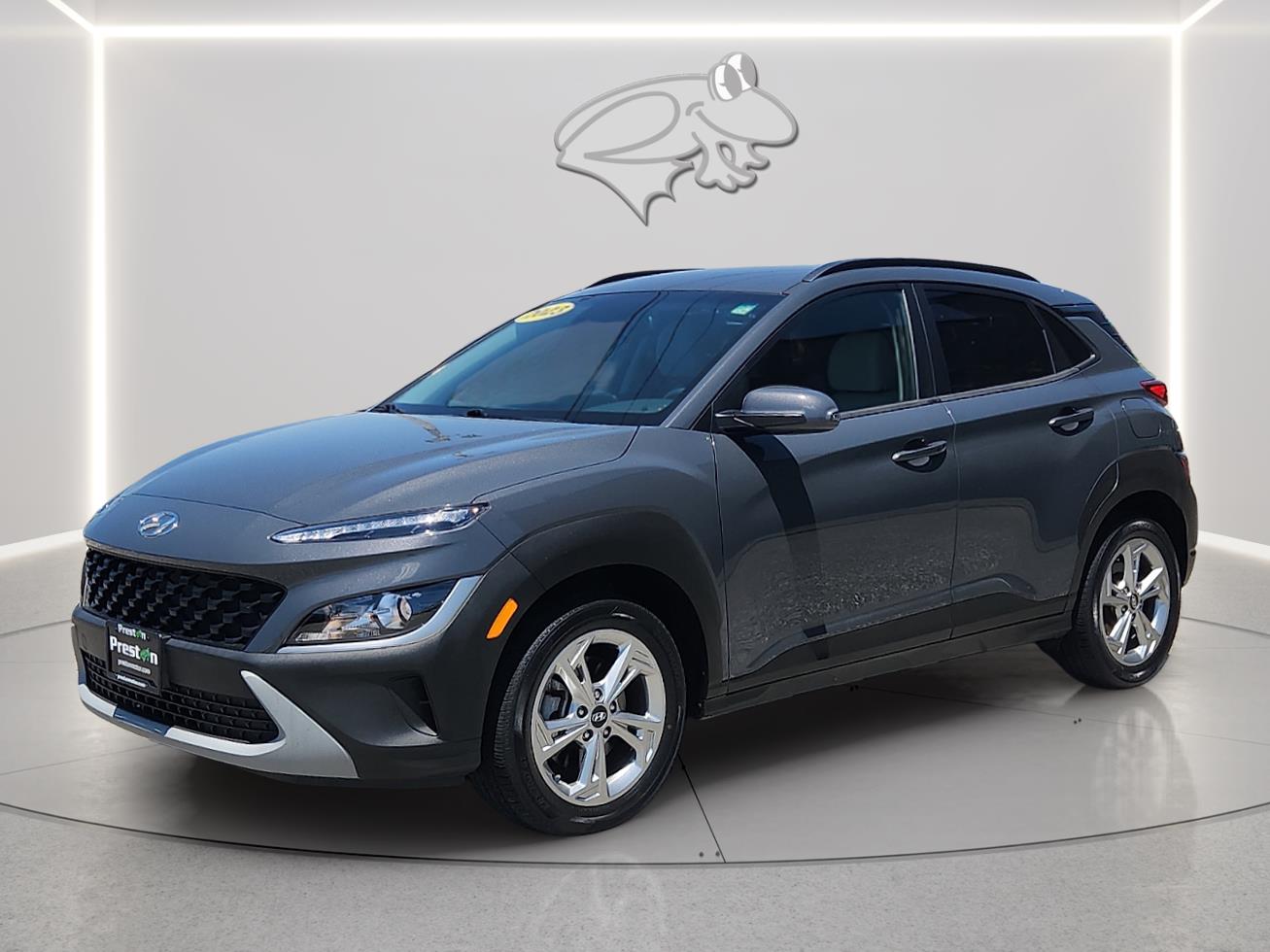 Ecotronic Gray 2023 Hyundai Kona SUV / Crossover All-Wheel Drive Continuously Variable Transmission