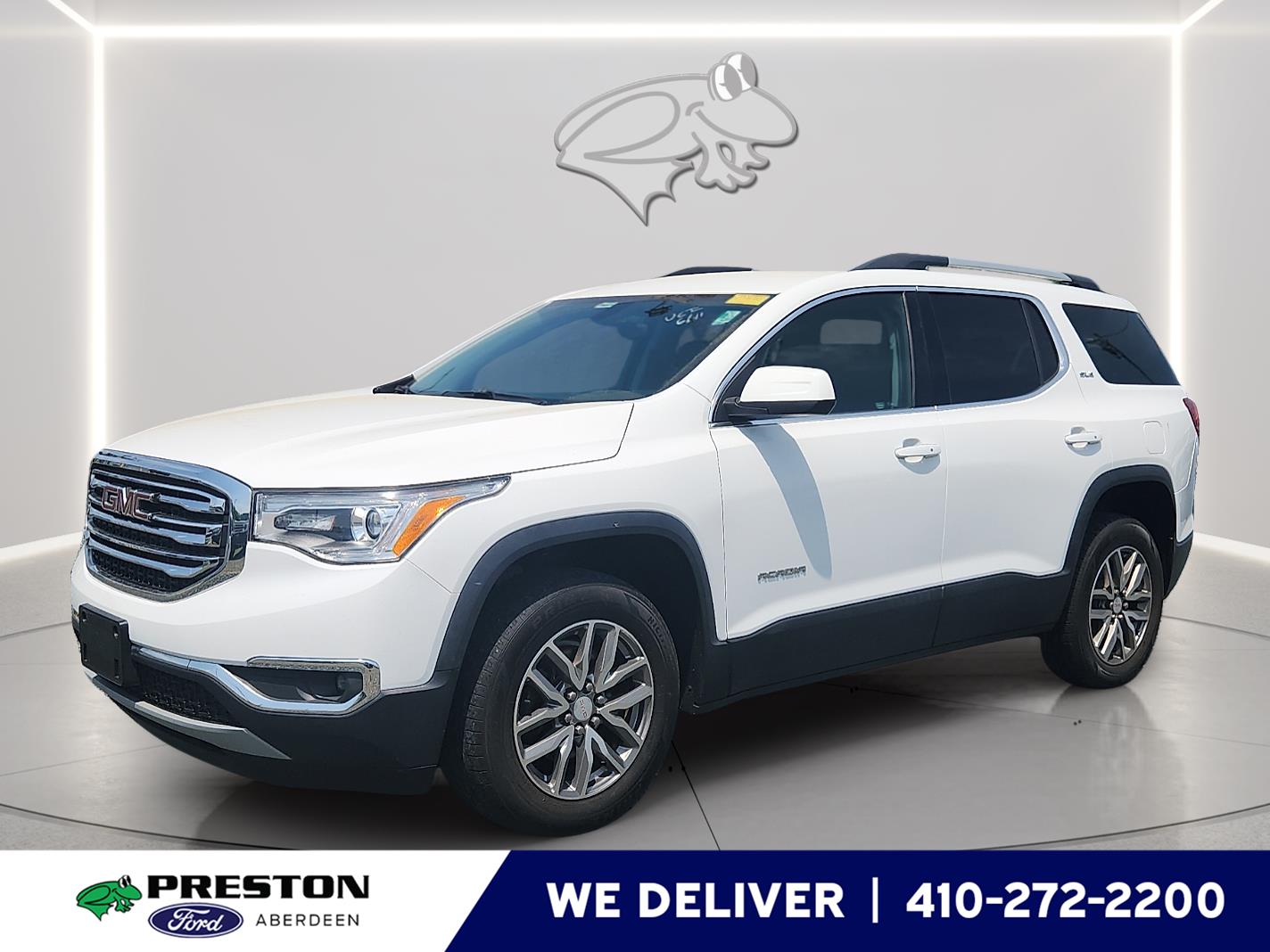 Summit White 2019 GMC Acadia SUV / Crossover Four-Wheel Drive 6-Speed Automatic