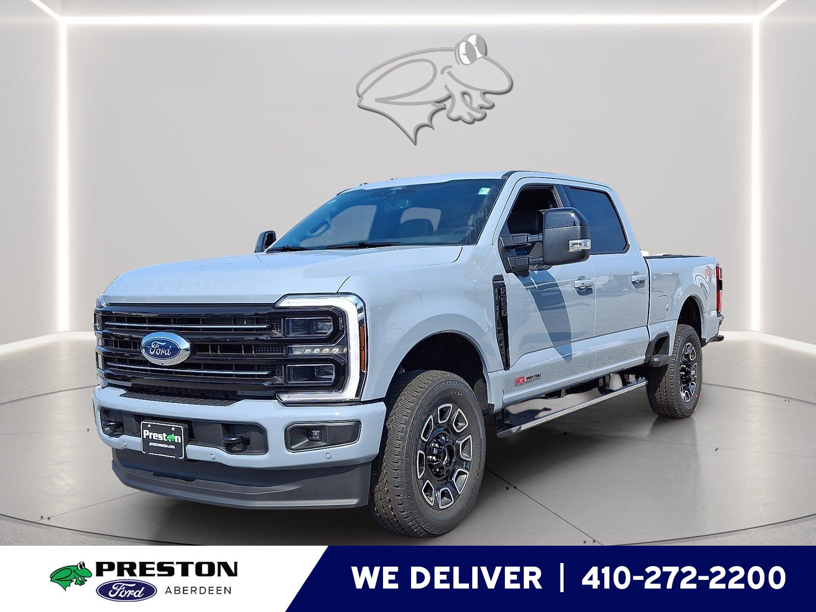 GLACIER GRAY 2026 Ford F-250 Super Duty Pickup Truck Four-Wheel Drive Automatic