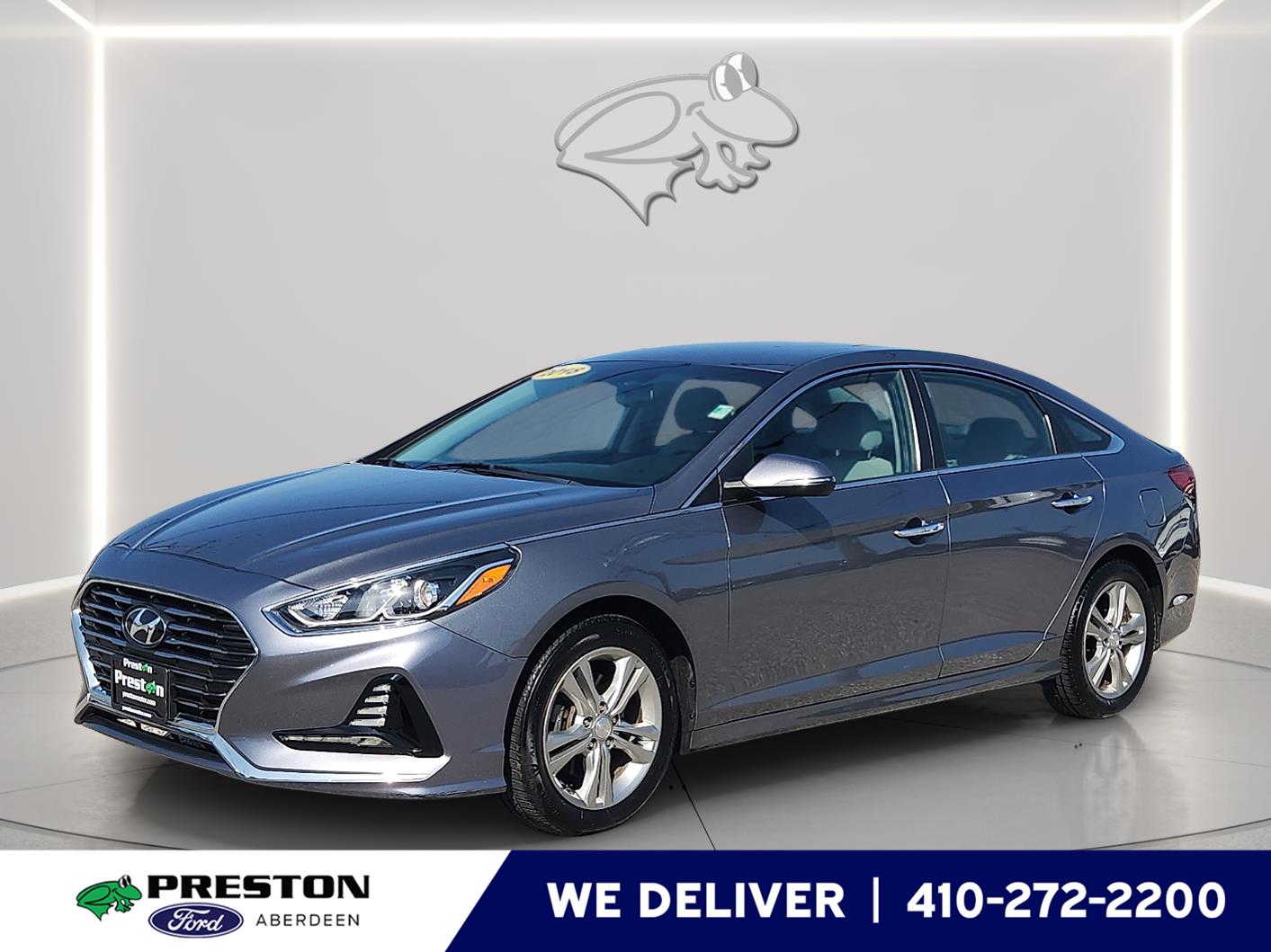 Machine Gray 2018 Hyundai Sonata Sedan Front-Wheel Drive Automatic