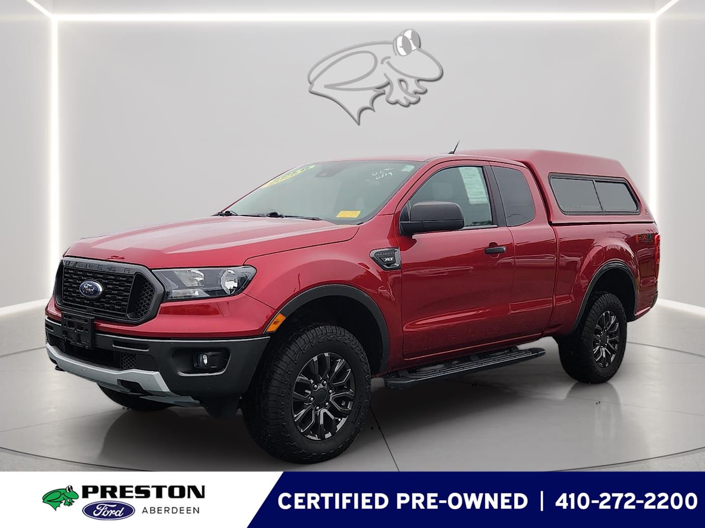Rapid Red Metallic Tinted Clearcoat 2020 Ford Ranger Pickup Truck Automatic