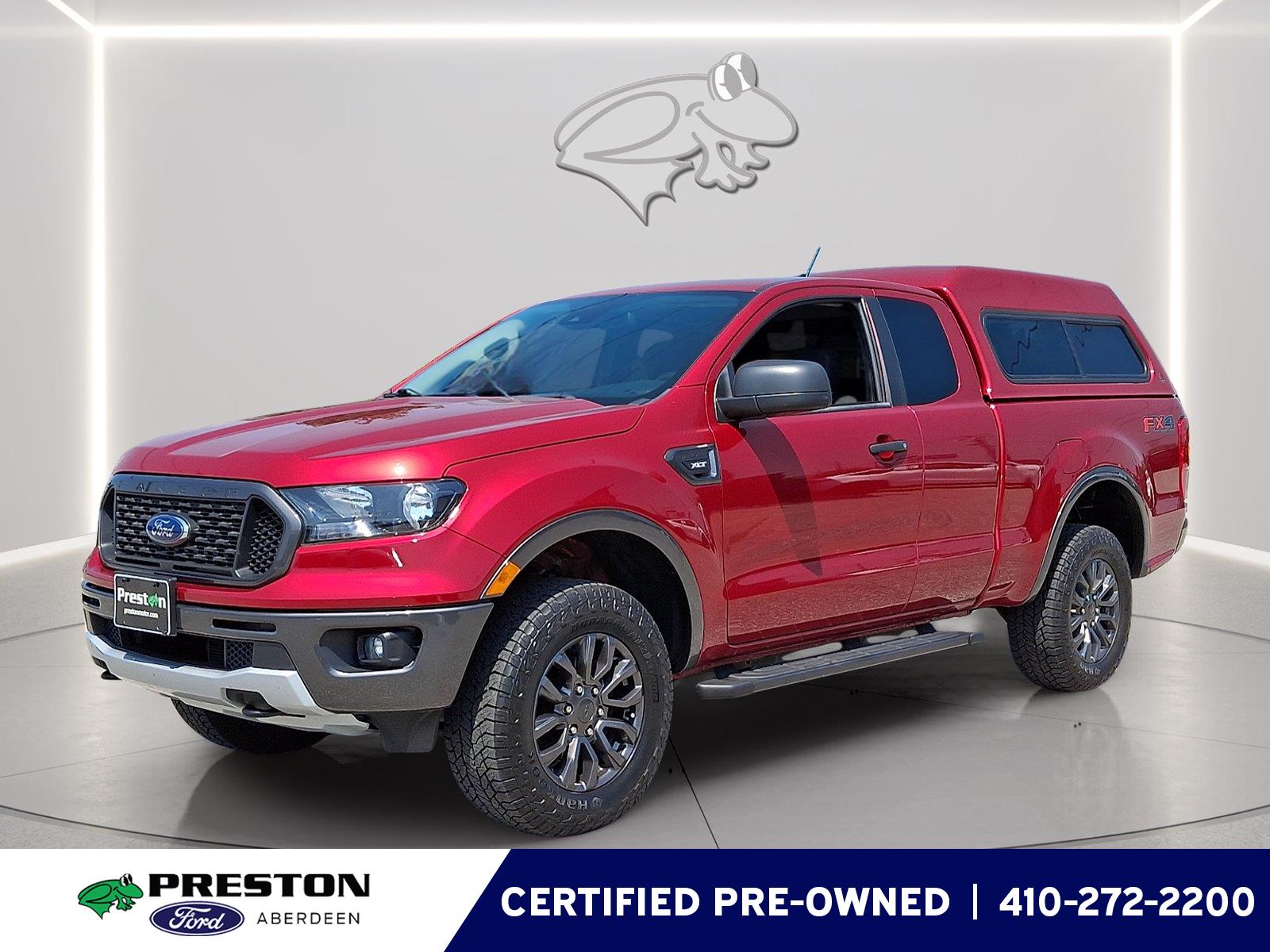 Rapid Red Metallic Tinted Clearcoat 2020 Ford Ranger Pickup Truck Automatic