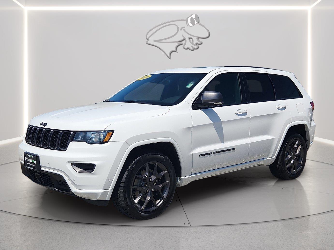 Bright White Clearcoat 2021 Jeep Grand Cherokee SUV / Crossover Four-Wheel Drive 8-Speed Automatic