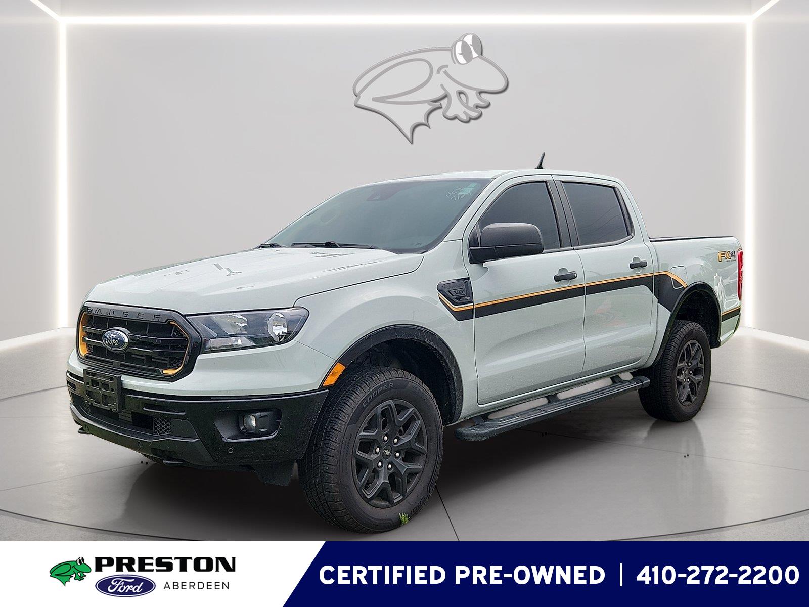 Cactus Gray 2023 Ford Ranger Pickup Truck Four-Wheel Drive Automatic