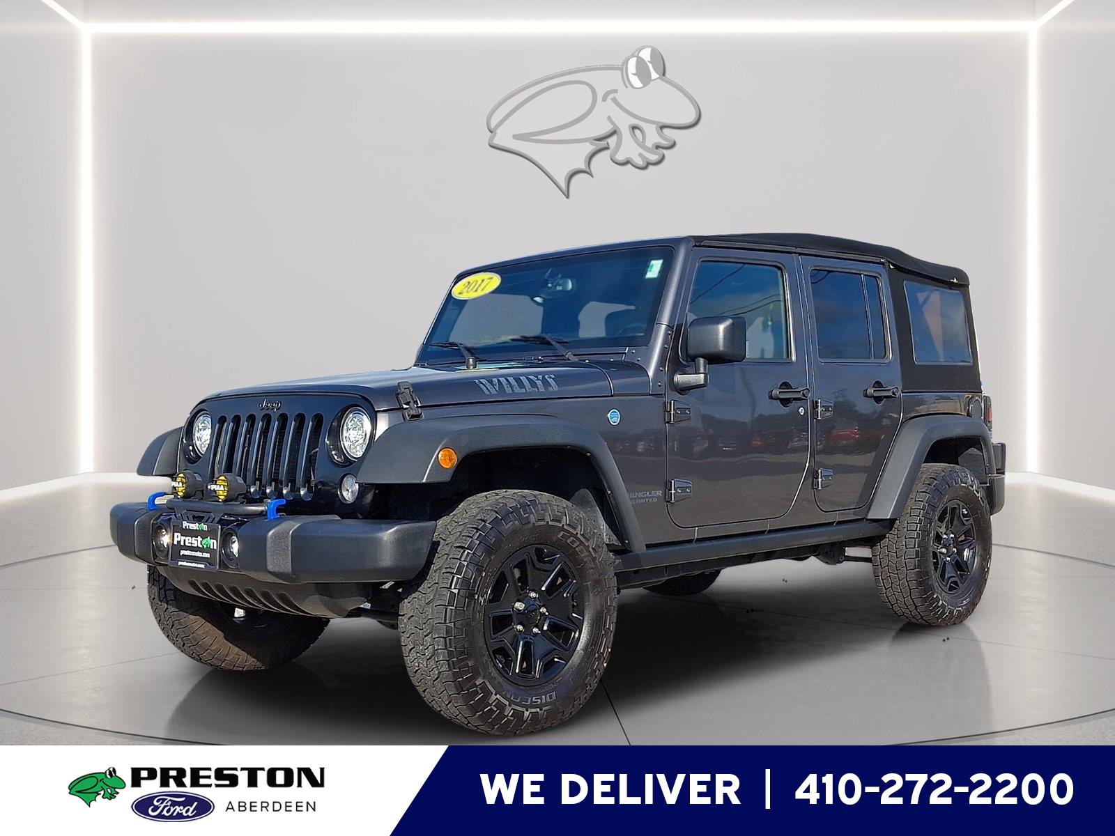 Gray (Granite Crystal Metallic Clearcoat) 2017 Jeep Wrangler SUV / Crossover Four-Wheel Drive 5-Speed Automatic