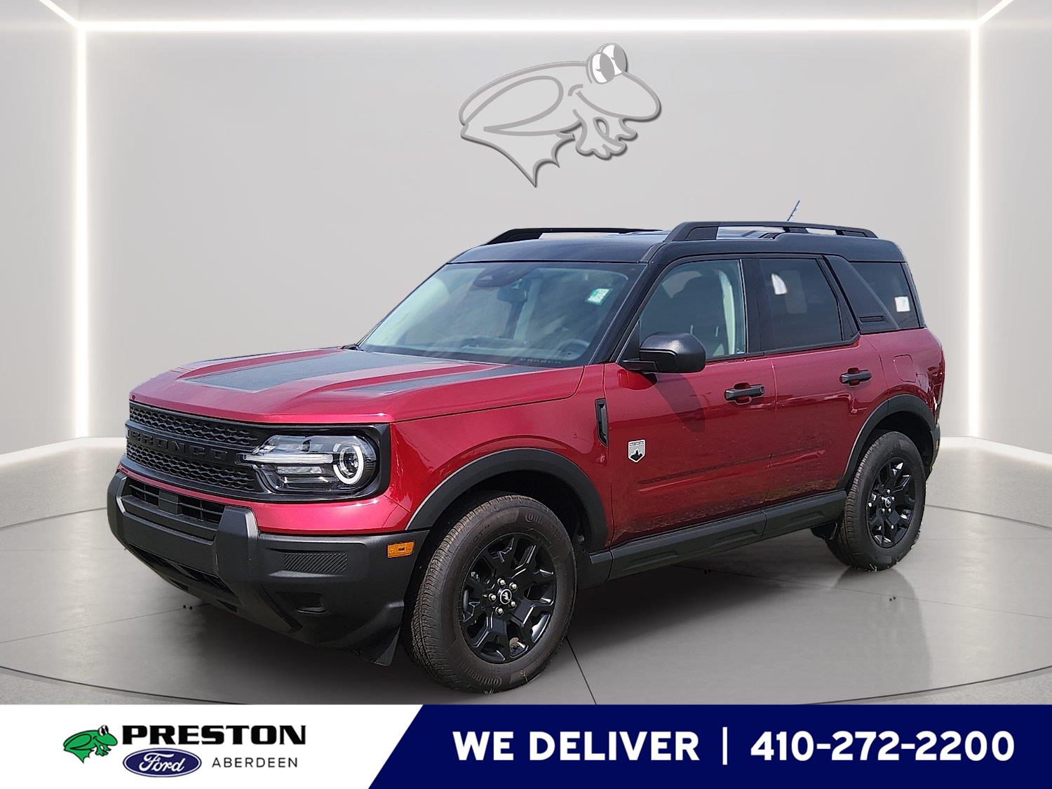 Ruby Red Metallic Tinted Clearcoat 2025 Ford Bronco Sport SUV / Crossover All-Wheel Drive 8-Speed Automatic