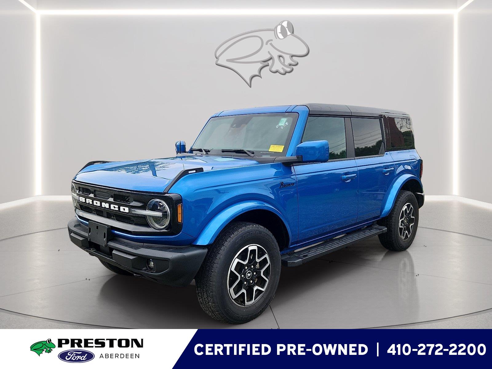 Velocity Blue 2024 Ford Bronco SUV / Crossover Four-Wheel Drive Automatic