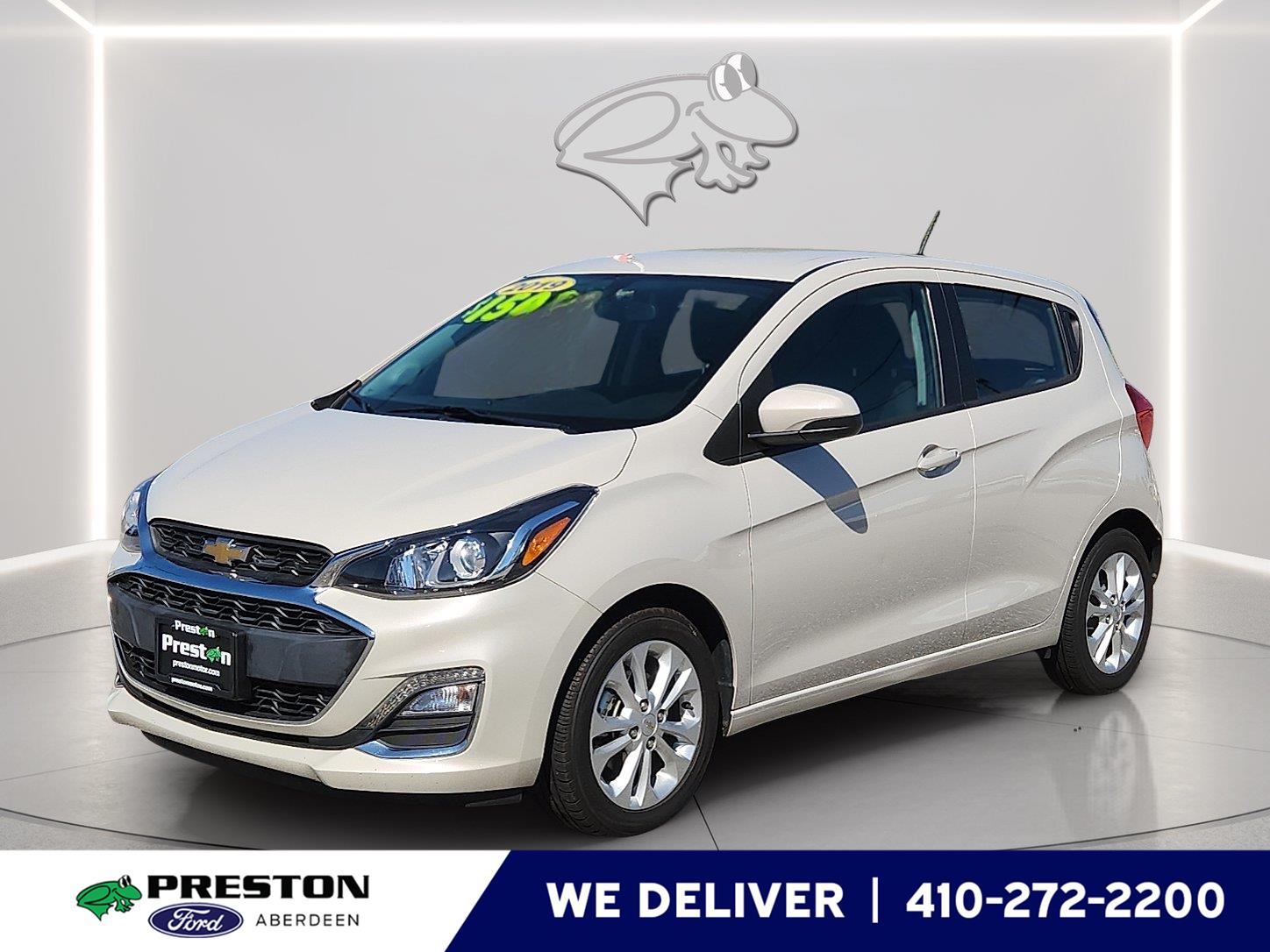 Toasted Marshmallow 2019 Chevrolet Spark Hatchback Front-Wheel Drive Continuously Variable Transmission
